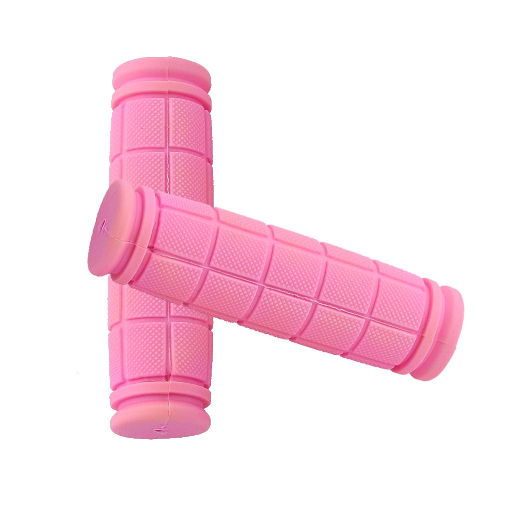 Skid-proof Soft Rubber 25mm Handlebar Grip Cover for Bike Bicycle Pink